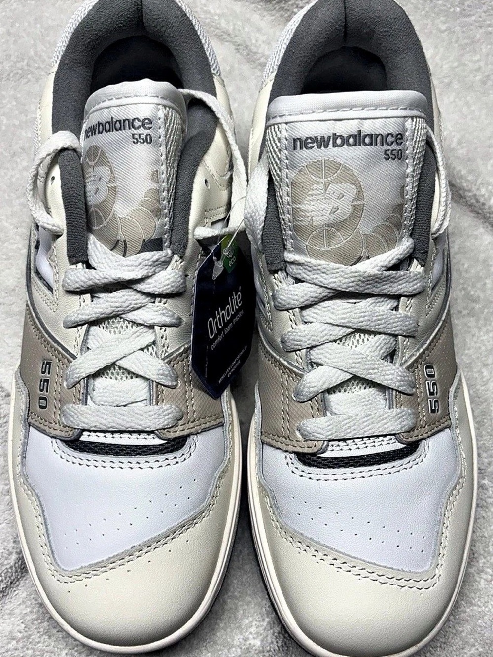 New Balance 550 Sneakers White & Gray US 5.5 M
